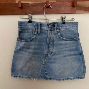 Madewell denim skirt size 24